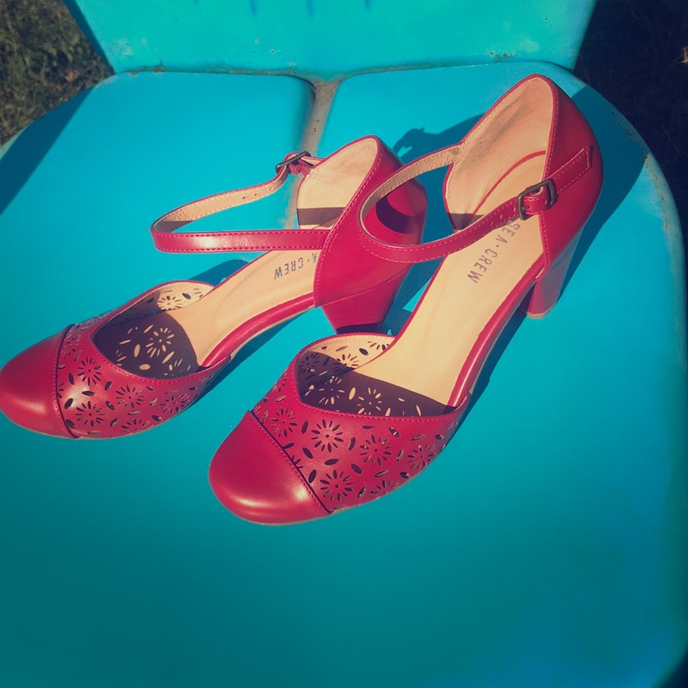 Vintage red heels
